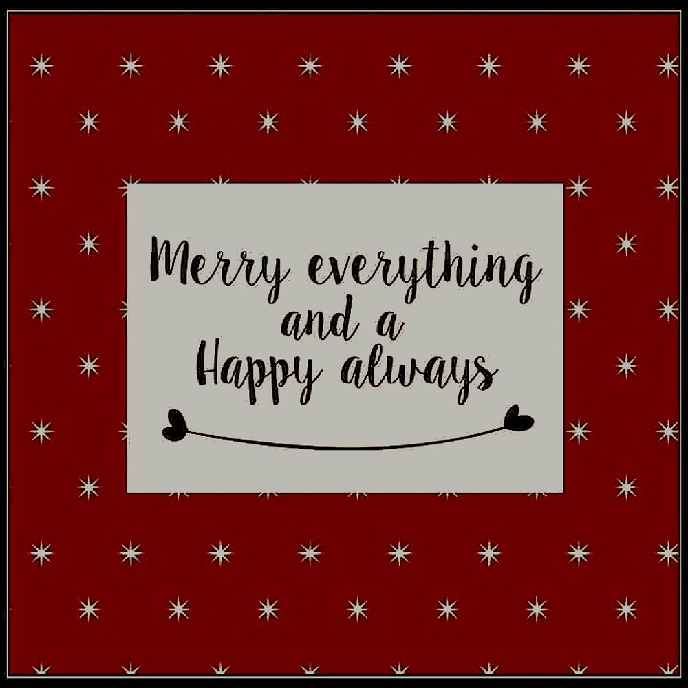Wishing everyone Happy Holidays.